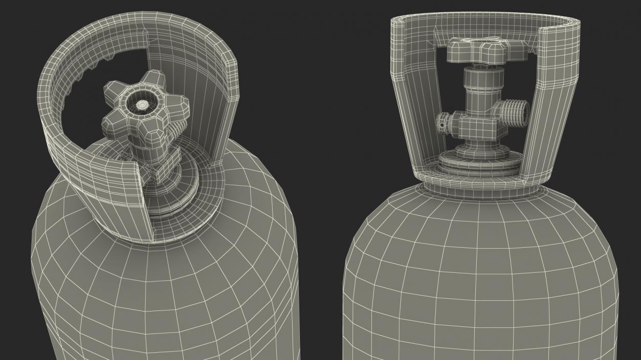 High Pressure Co2 Tank 3D