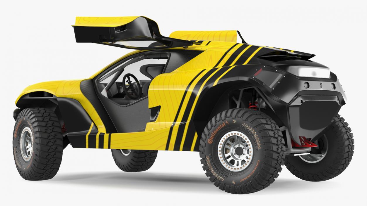 Extreme E Car Racing Electric SUV Clean Rigged for Cinema 3D