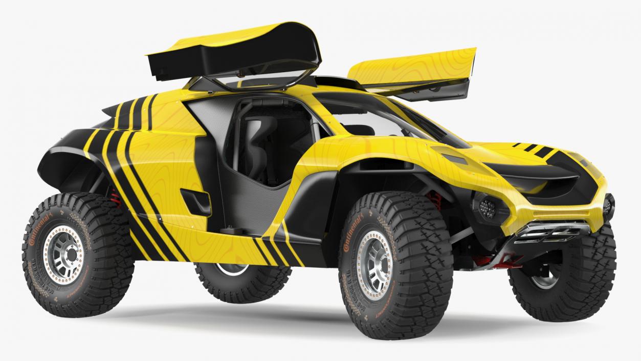 Extreme E Car Racing Electric SUV Clean Rigged for Cinema 3D