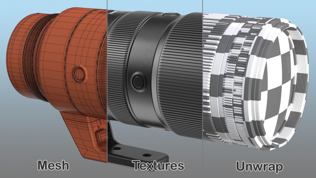 3D model NIKKOR Z 70 200mm f2.8 VR S Professional Zoom Lens