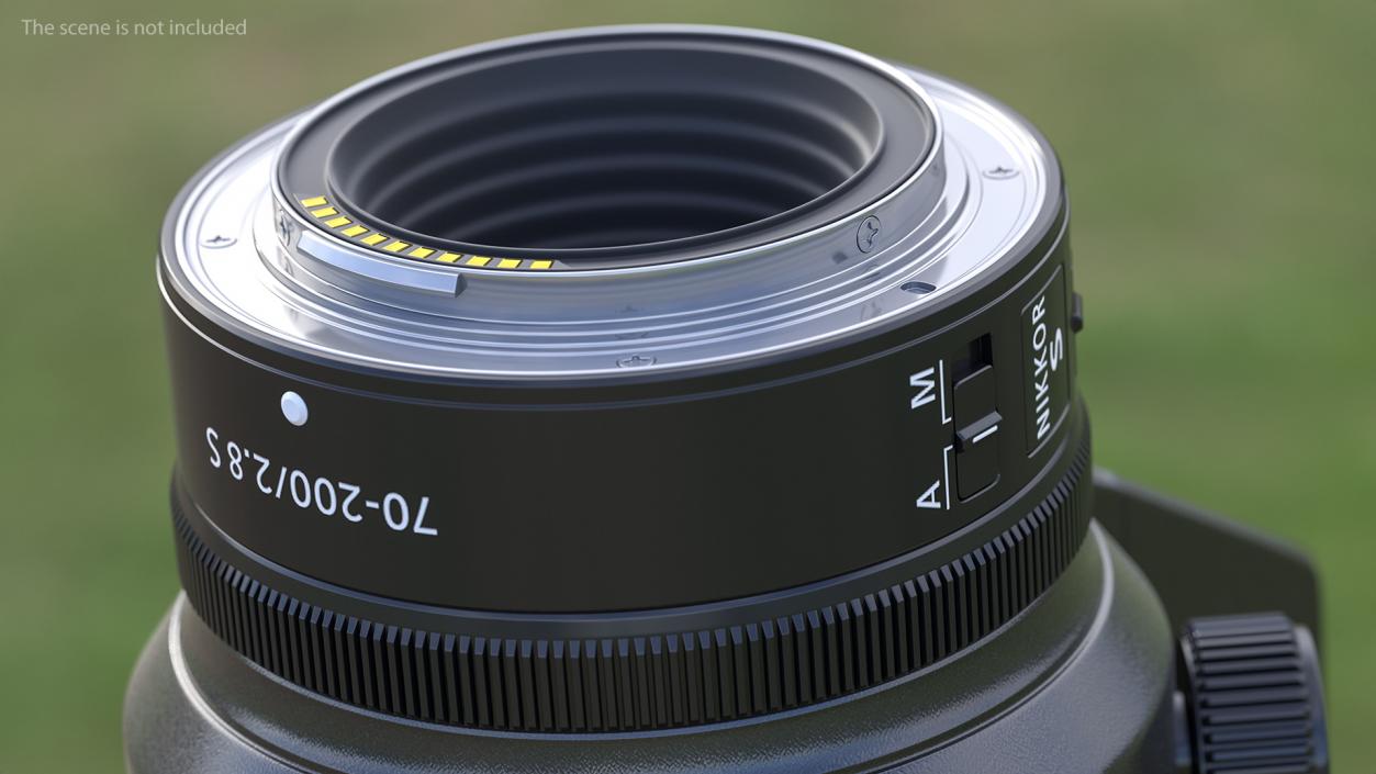 3D model NIKKOR Z 70 200mm f2.8 VR S Professional Zoom Lens