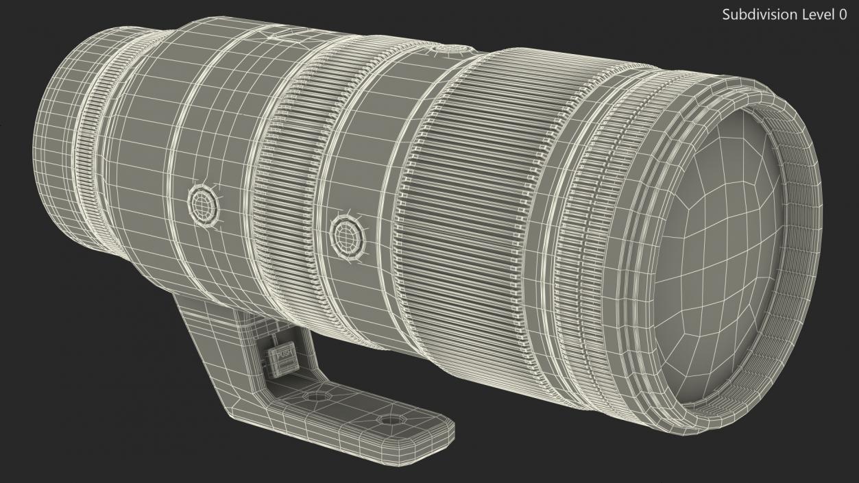 3D model NIKKOR Z 70 200mm f2.8 VR S Professional Zoom Lens