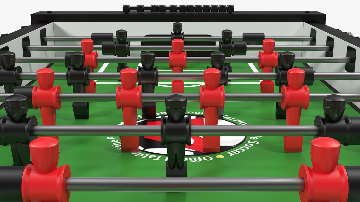 Warrior Table Soccer Pro Foosball Table 3D model