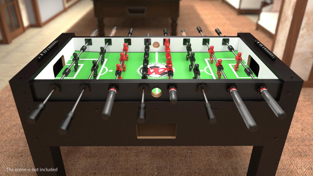 Warrior Table Soccer Pro Foosball Table 3D model