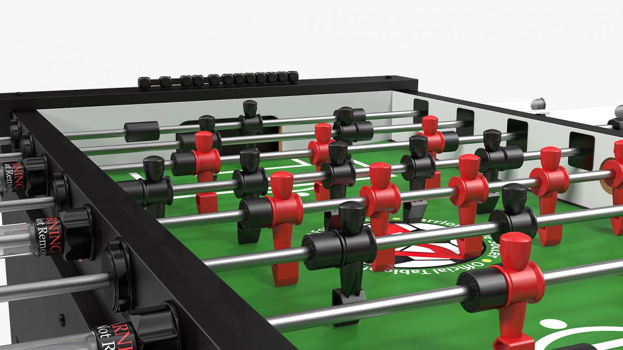 Warrior Table Soccer Pro Foosball Table 3D model