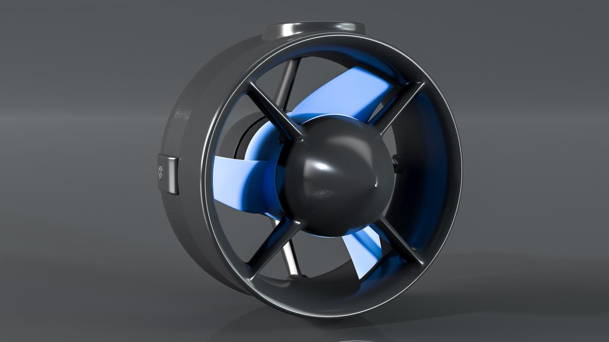 3D model Underwater Thruster Motor Propeller