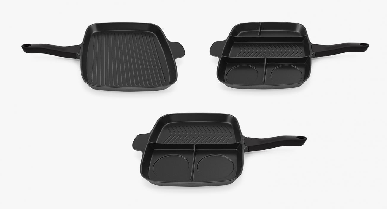 3D Grill Pans Collection