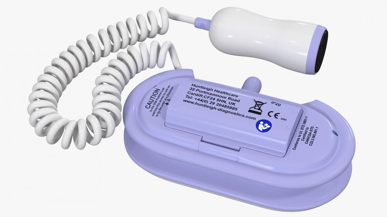 Sonicaid One Rate Display Fetal Doppler 3D model