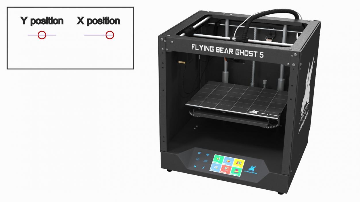 Flying Bear Ghost 5 3D Printer Rigged 3D