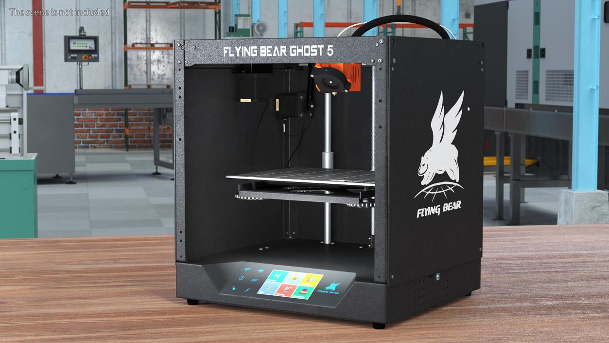 Flying Bear Ghost 5 3D Printer Rigged 3D