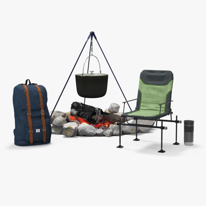 3D model Camping Equipment Collection 3