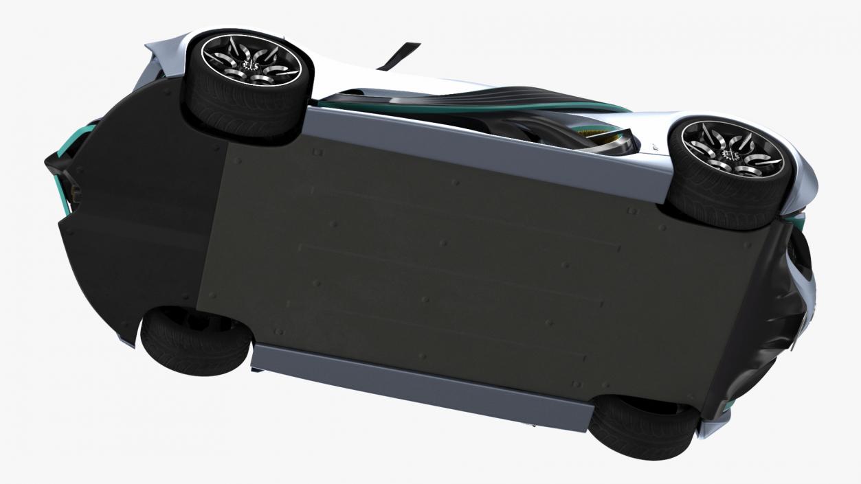 Hypercar Hyperion XP-1 Rigged 3D model