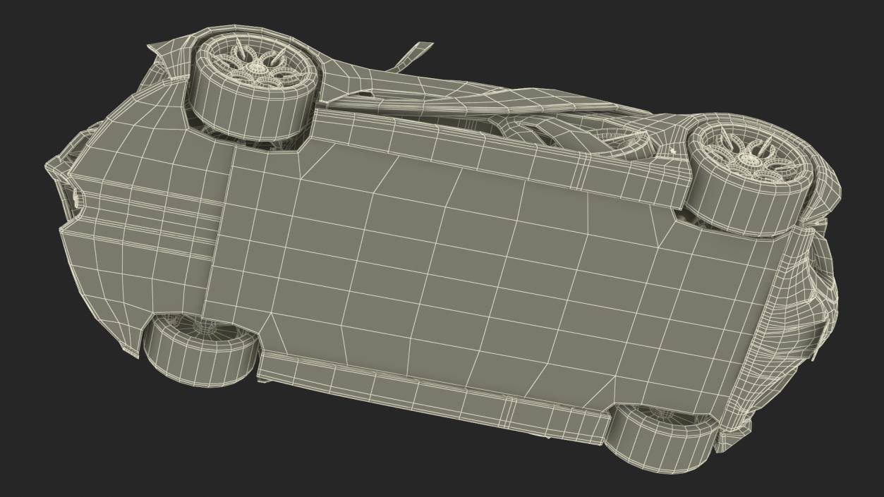 Hypercar Hyperion XP-1 Rigged 3D model