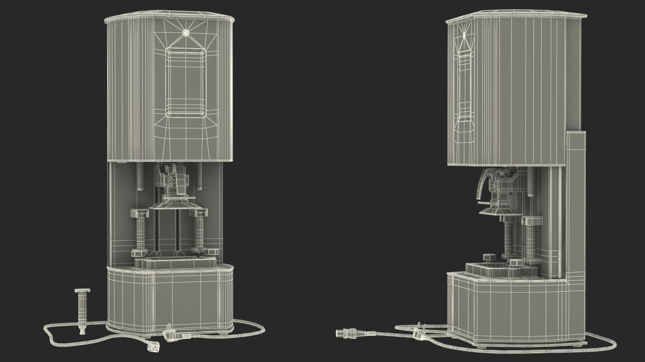 Dental 3d Printer Rigged 3D model