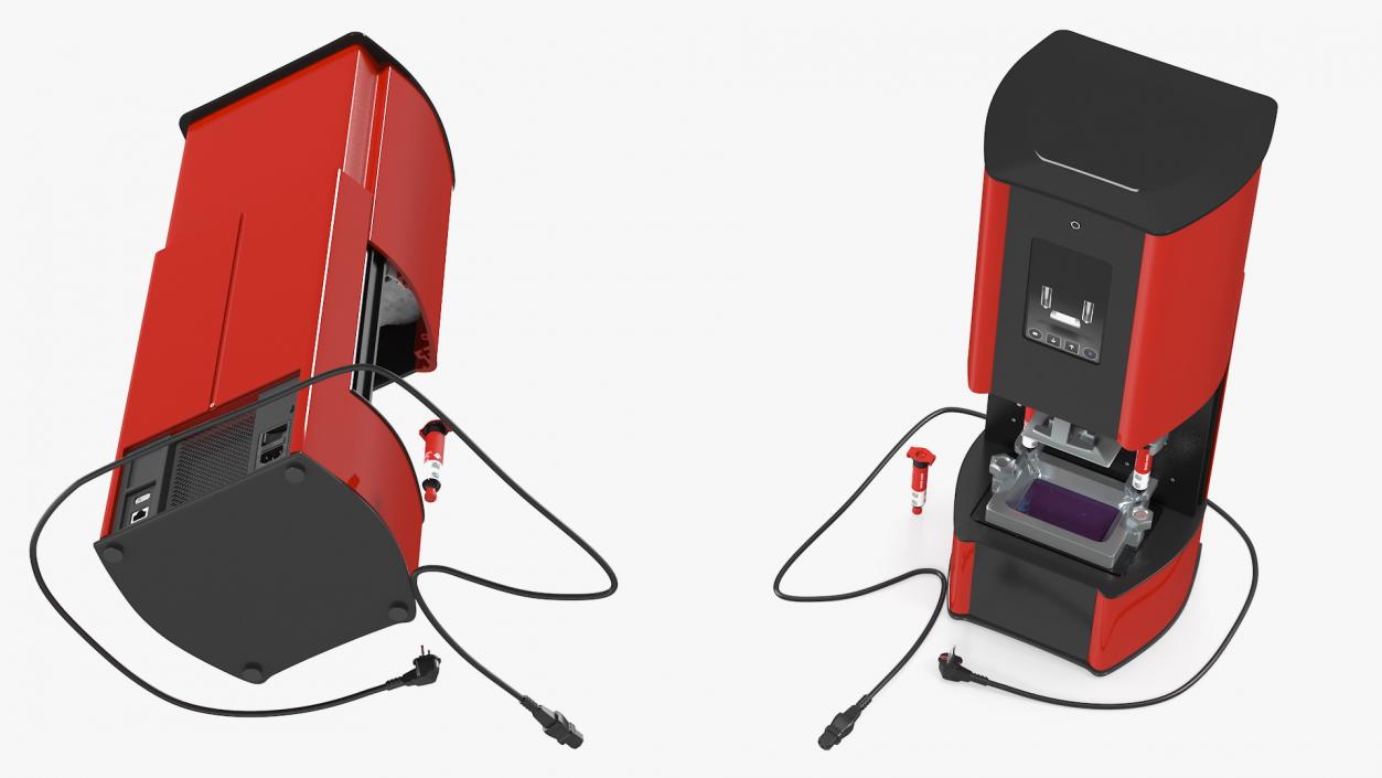 Dental 3d Printer Rigged 3D model