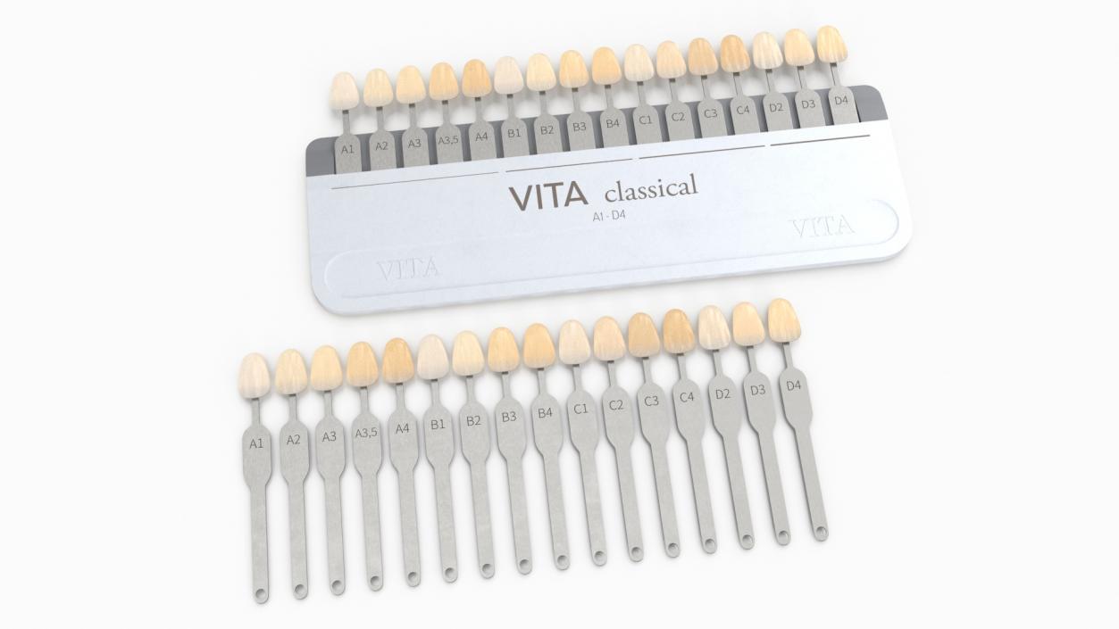 VITA Classical A1-D4 Shade Guide 3D