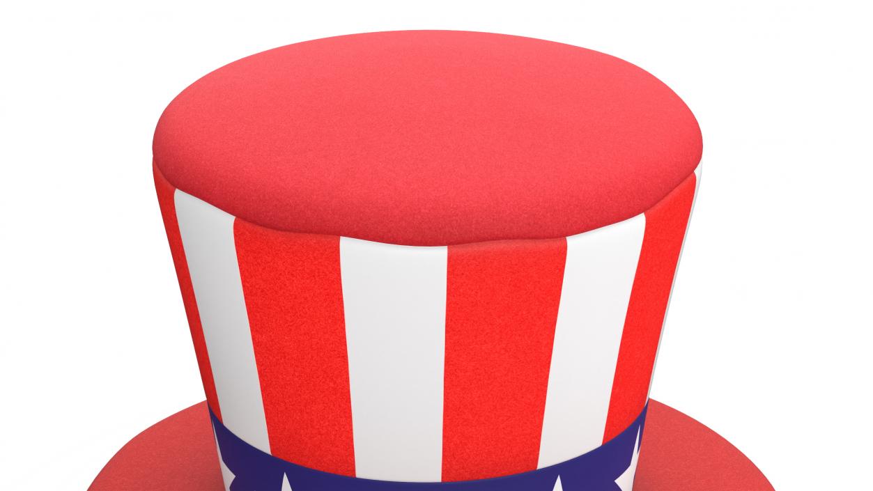 3D Patriotic American Top Hat