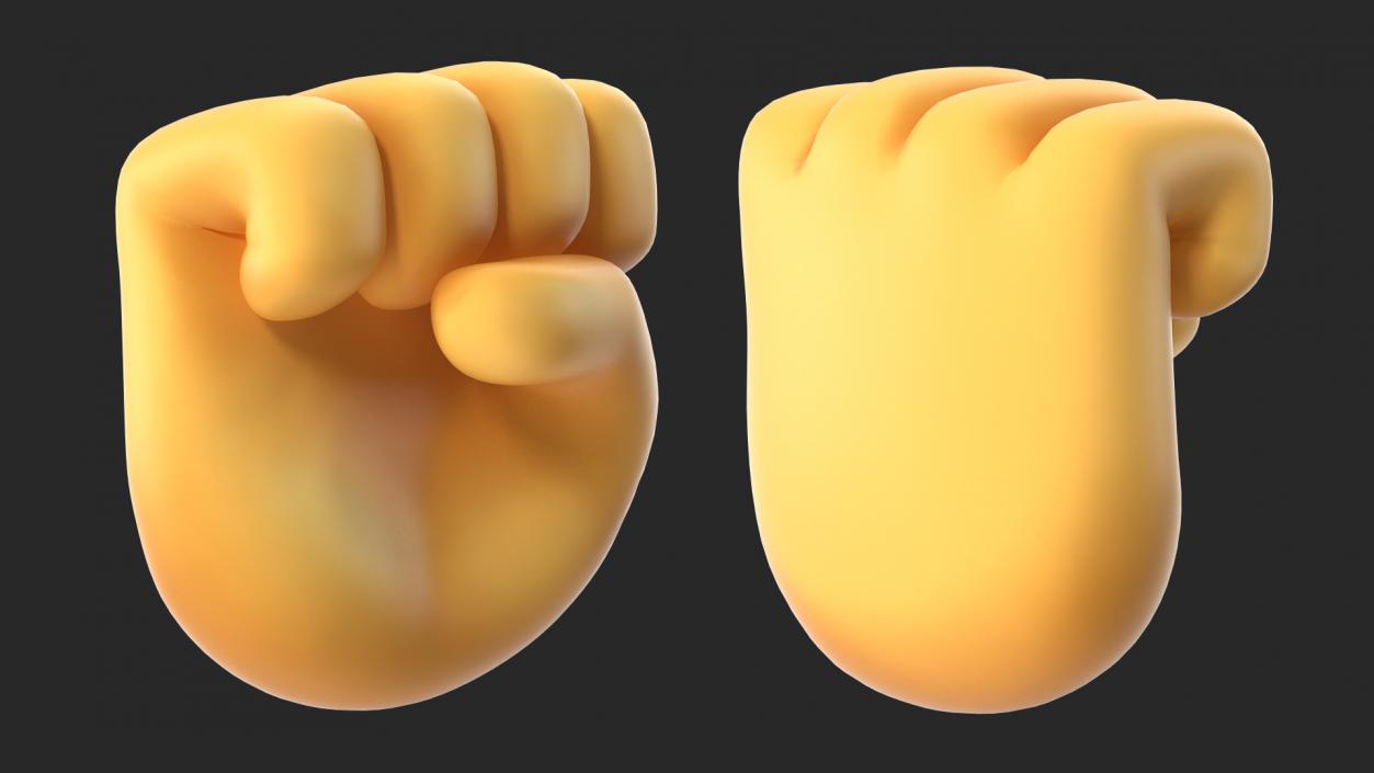 Raised Fist Emoji 3D