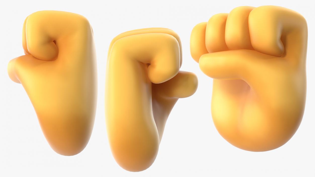 Raised Fist Emoji 3D