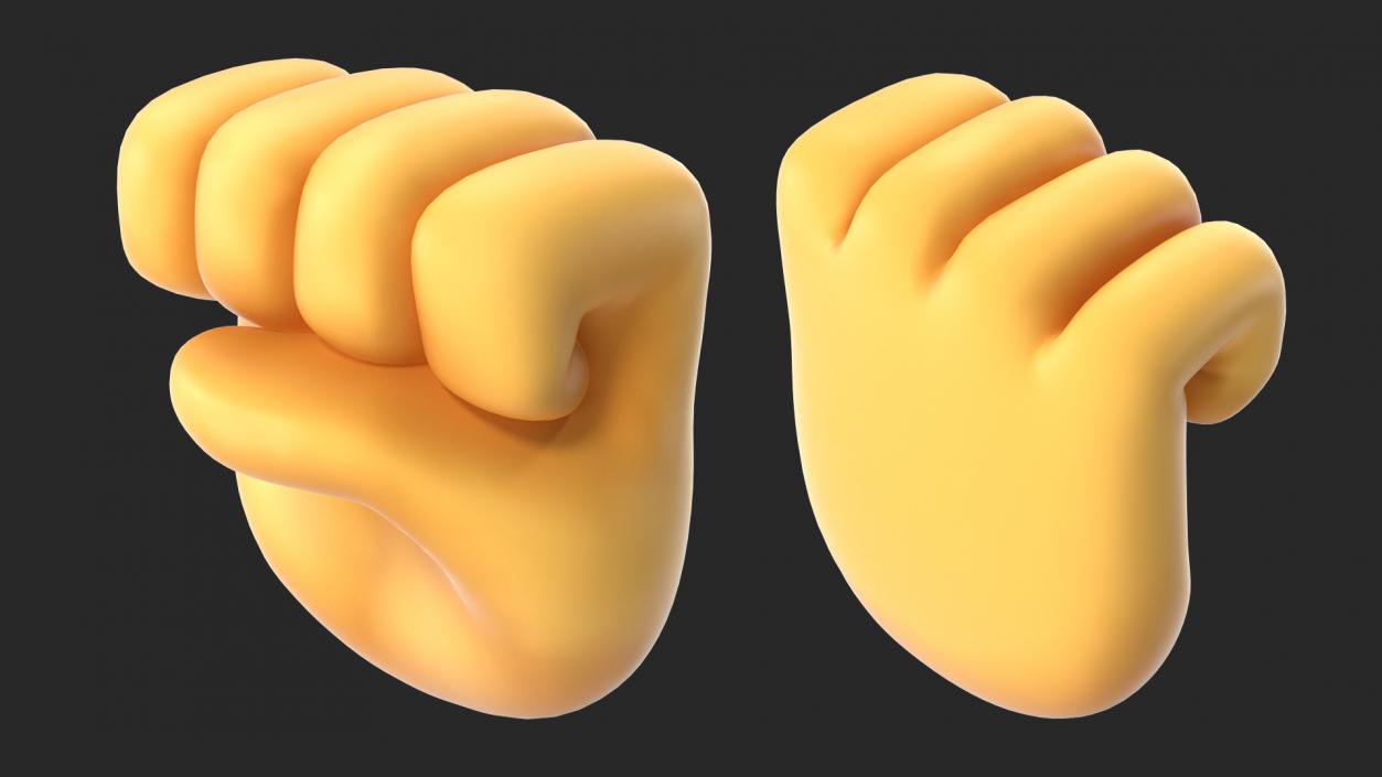 Raised Fist Emoji 3D