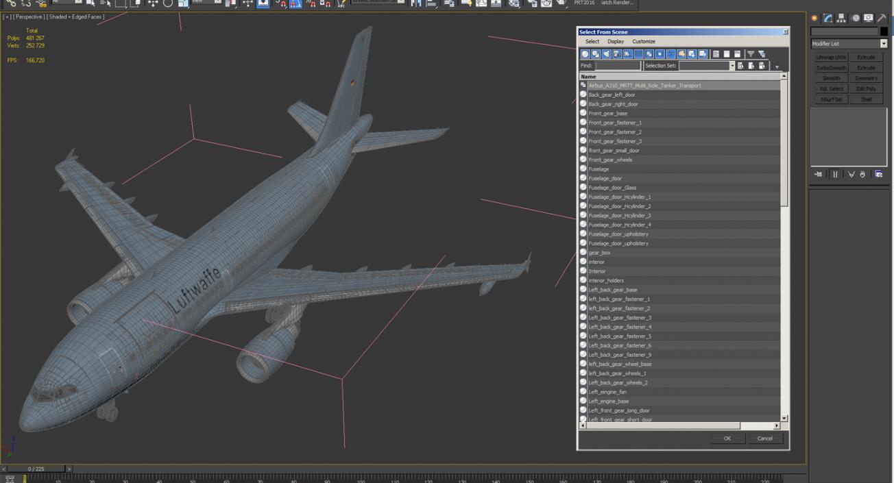 Airbus A310 MRTT Multi Role Tanker Transport Luftwaffe 3D model