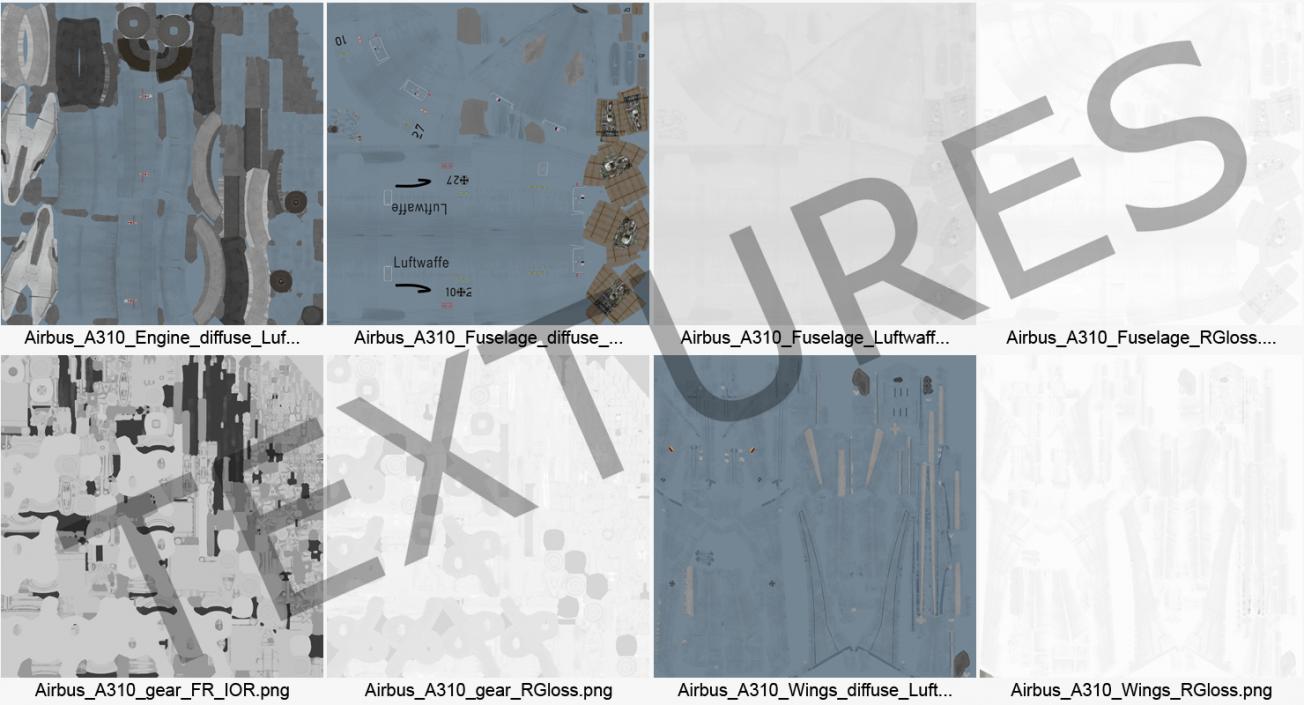 Airbus A310 MRTT Multi Role Tanker Transport Luftwaffe 3D model