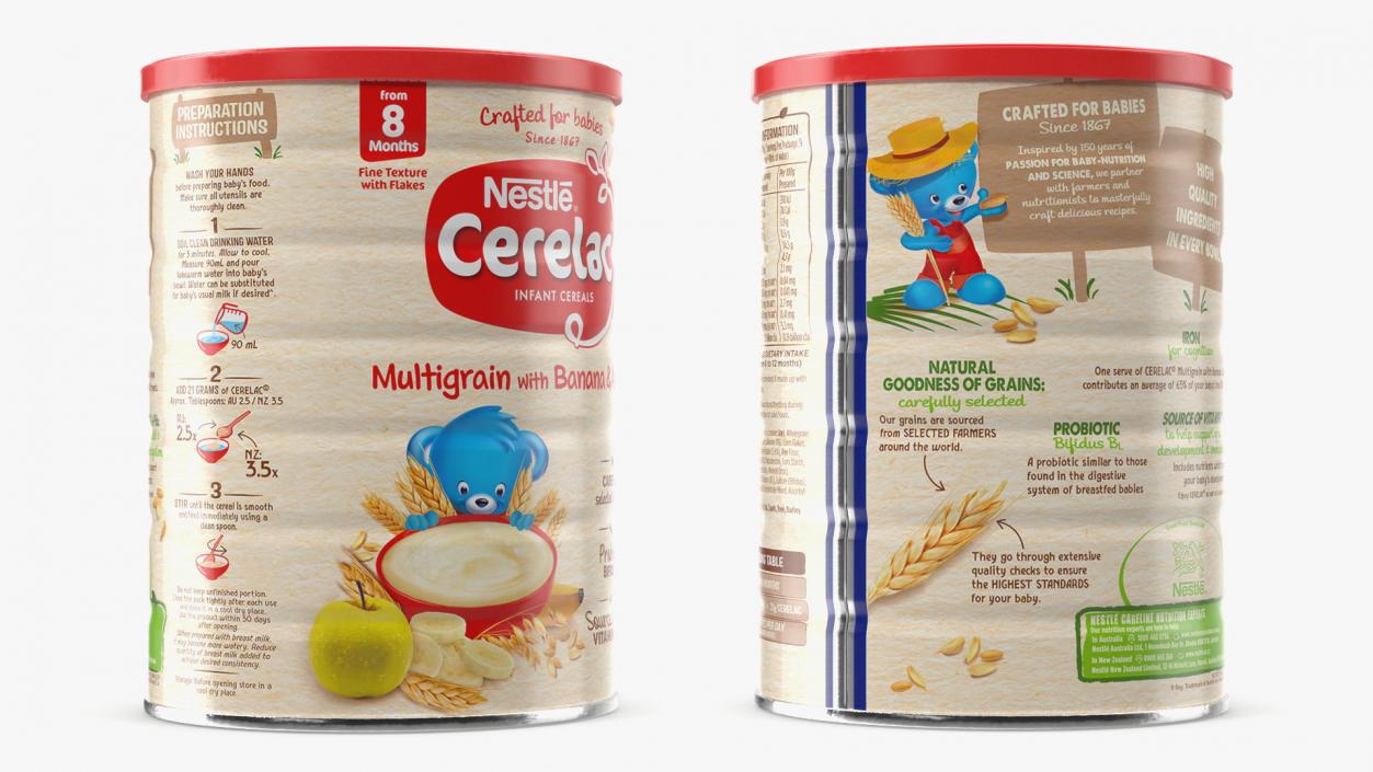 3D Nestle Cerelac Multigrain with Fruit