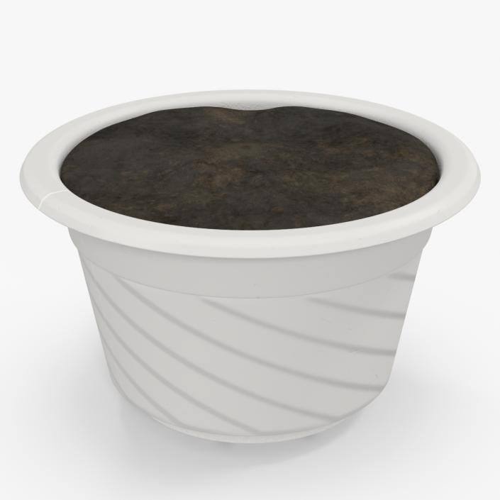 Plant Pot with Soil 3D model