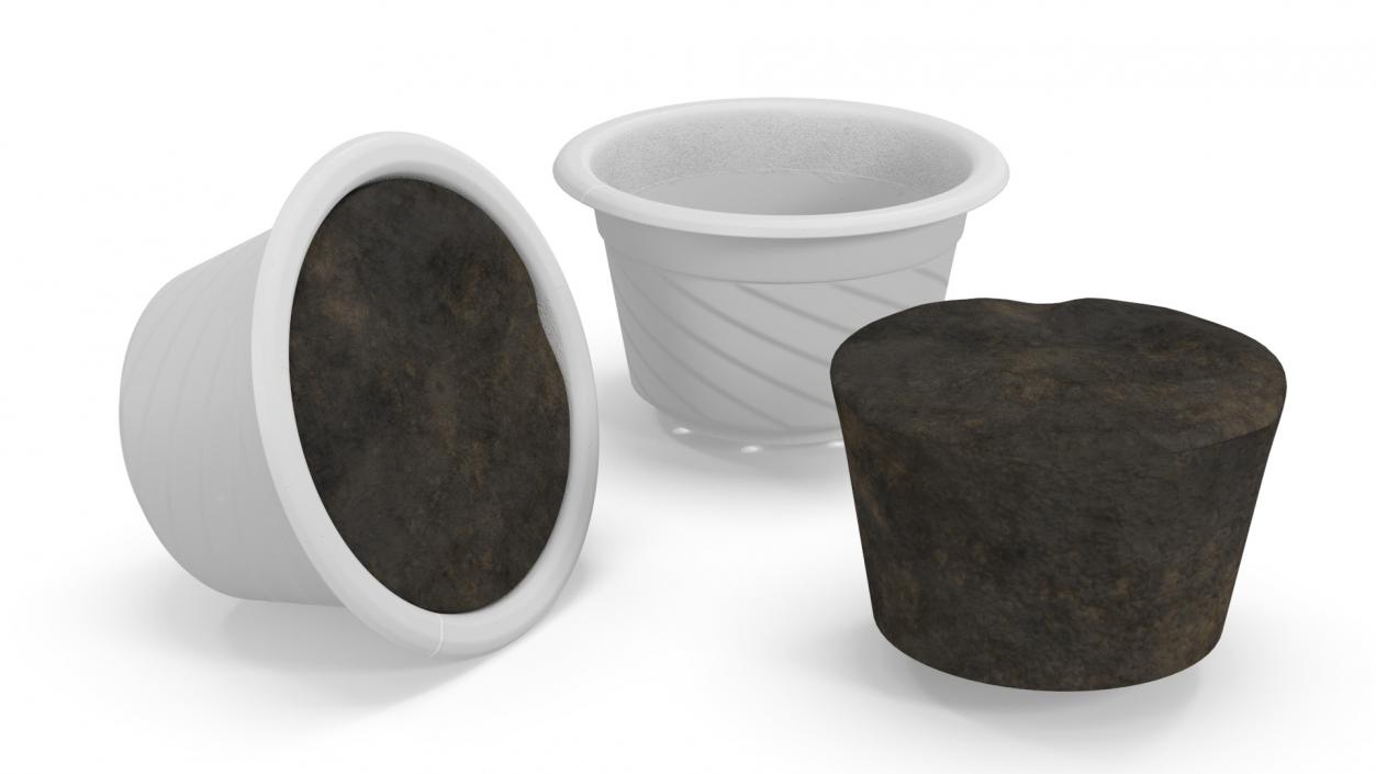 Plant Pot with Soil 3D model