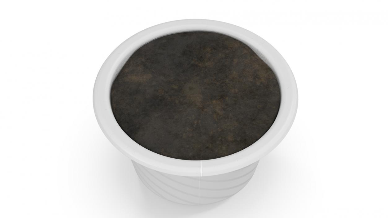 Plant Pot with Soil 3D model