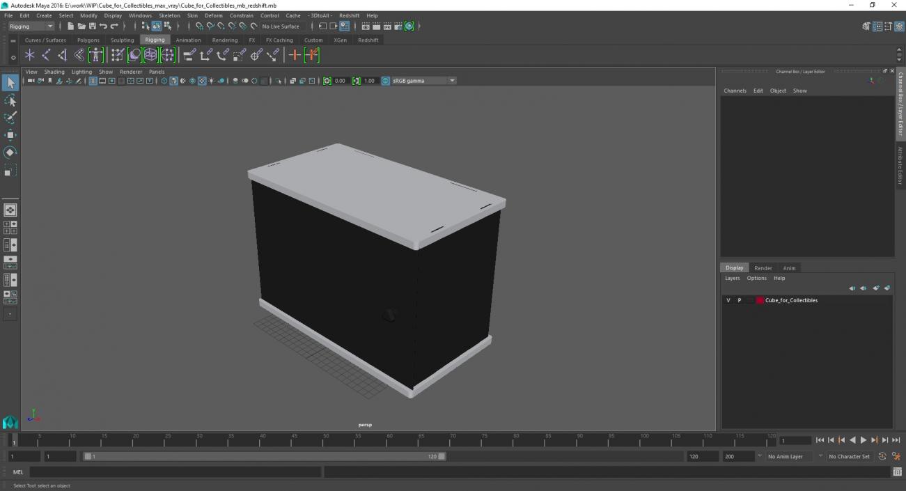 3D Cube for Collectibles