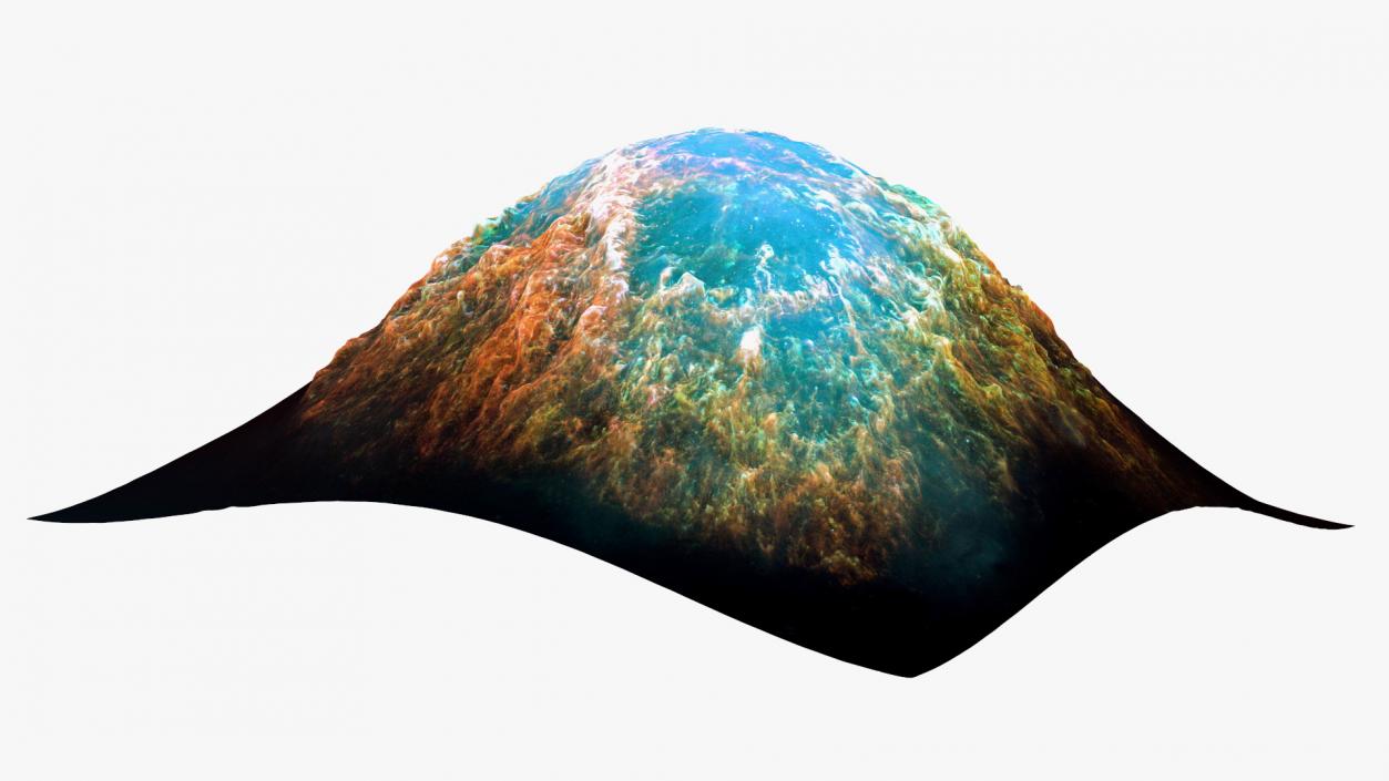 Supernova Remnant Nebula 3D model