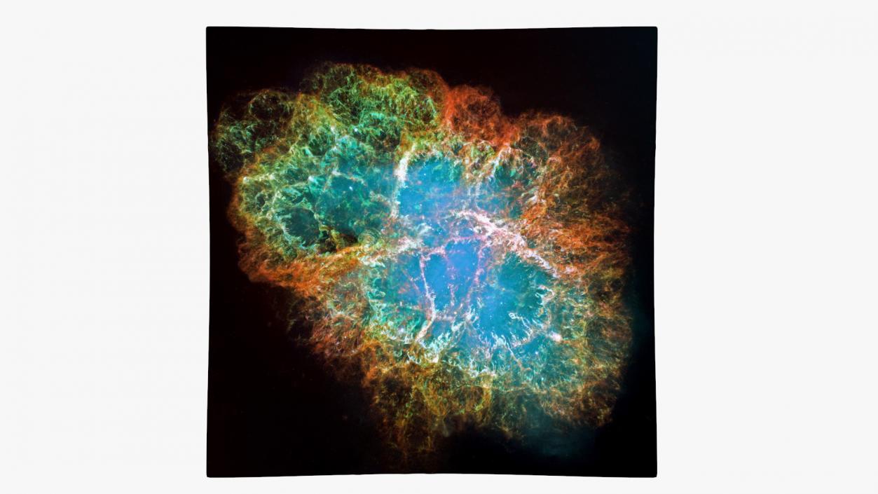 Supernova Remnant Nebula 3D model