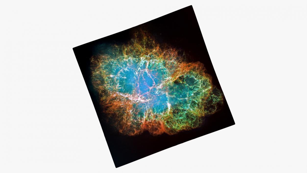 Supernova Remnant Nebula 3D model