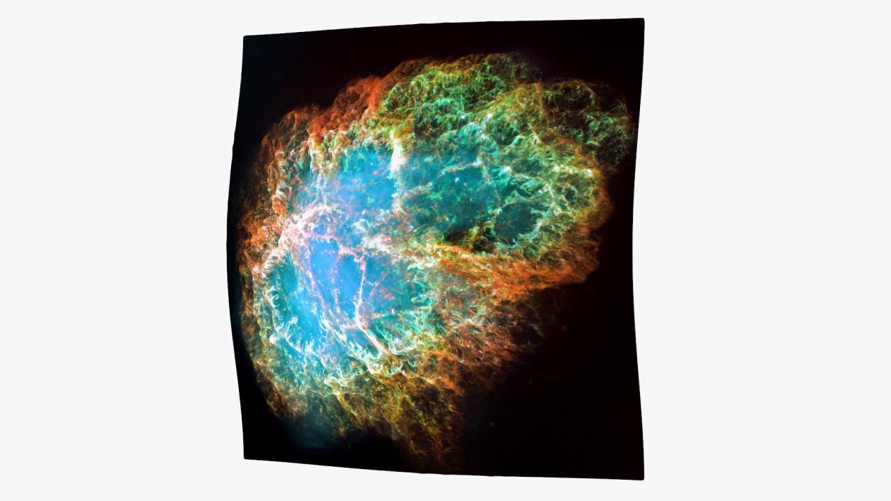 Supernova Remnant Nebula 3D model