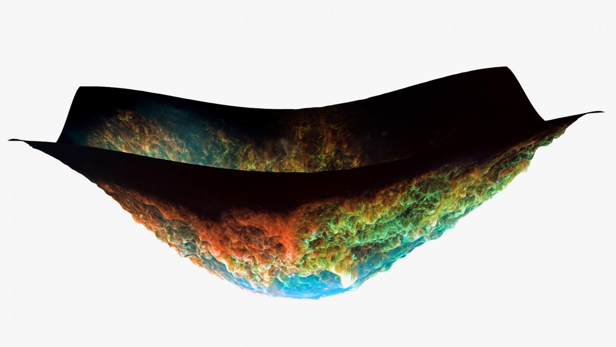 Supernova Remnant Nebula 3D model