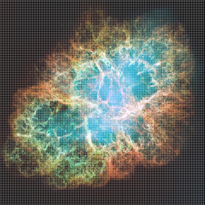 Supernova Remnant Nebula 3D model