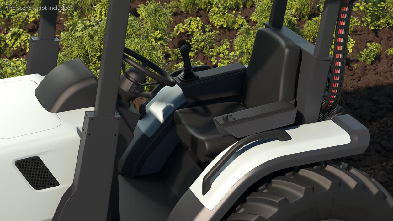 Monarch Autonomous Electric Tractor Rigged 3D