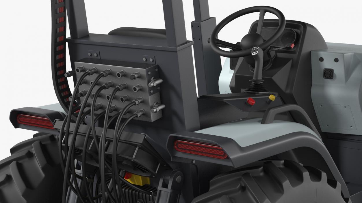 Monarch Autonomous Electric Tractor Rigged 3D