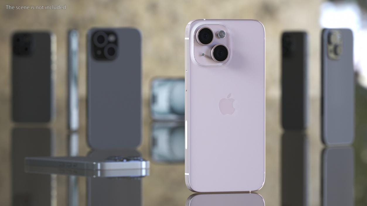 IPhone 15 Pink 3D model