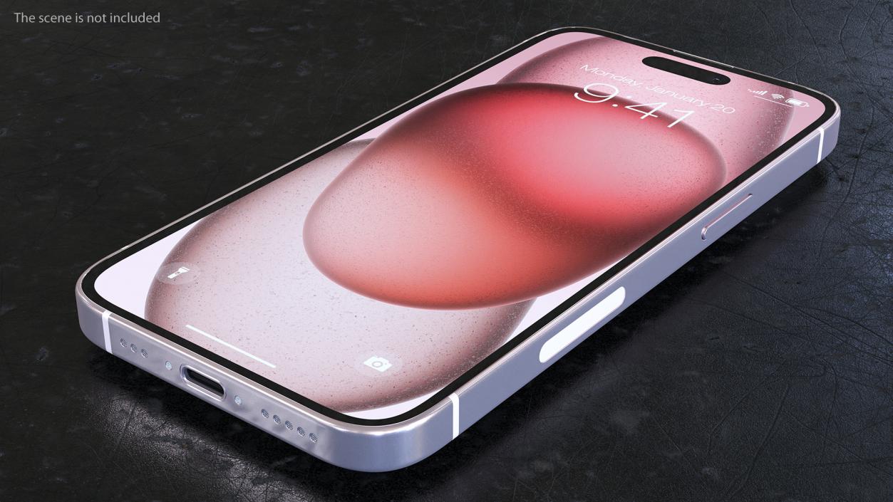 IPhone 15 Pink 3D model