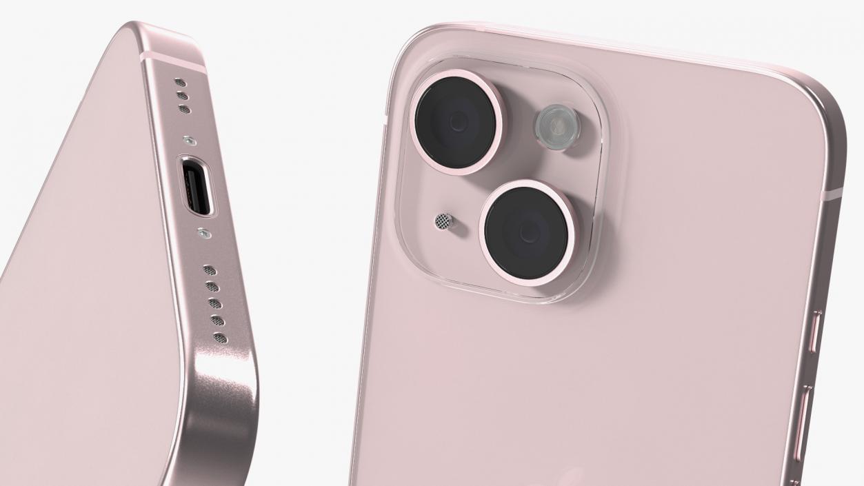 IPhone 15 Pink 3D model