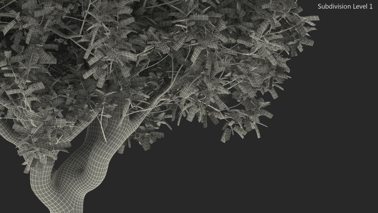 3D model Green Pistachio Tree