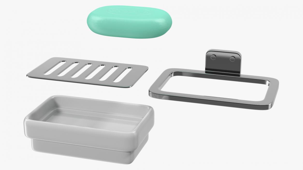 3D model Wall-Mount Soap Dish