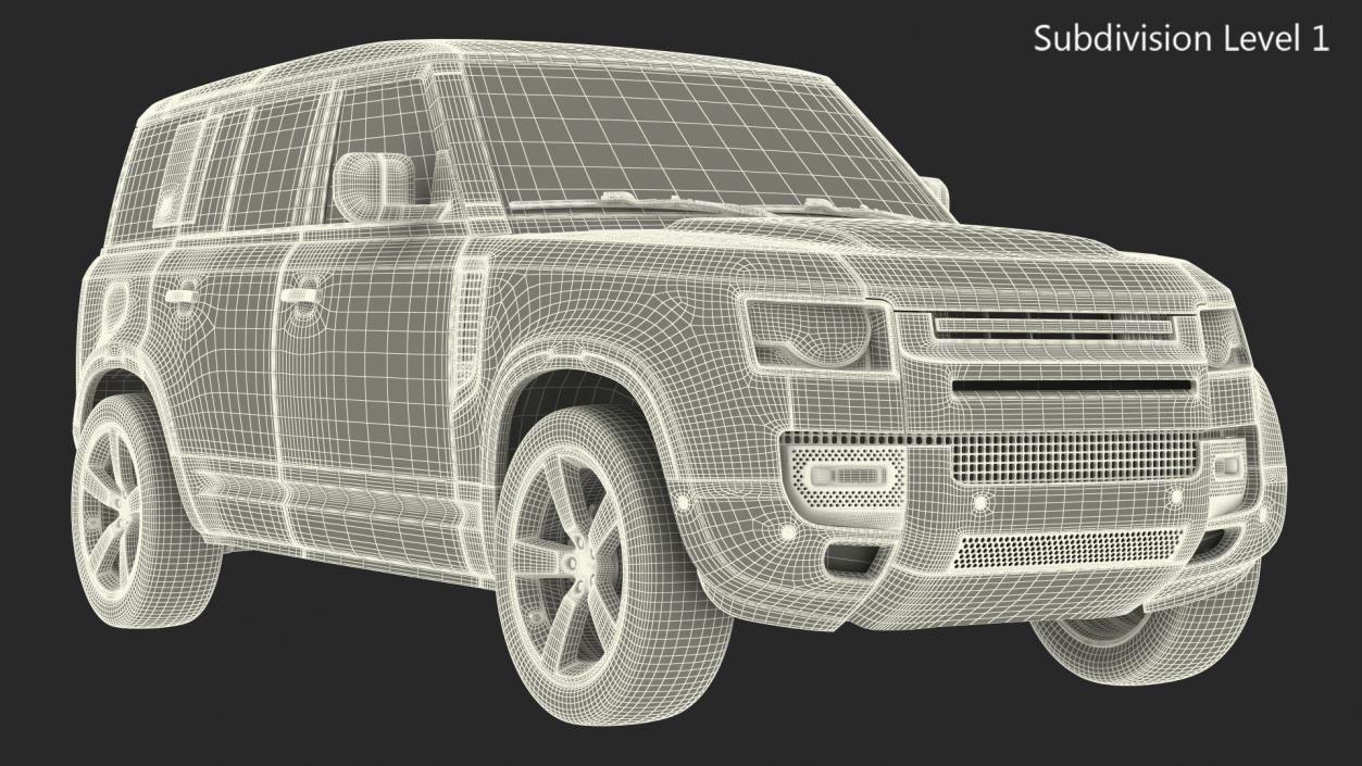 Comfortable SUV Exterior Only 3D model