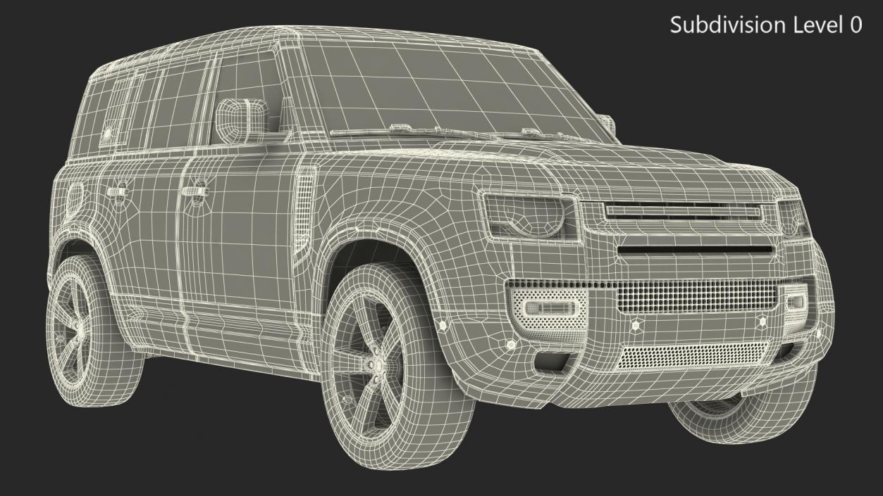 Comfortable SUV Exterior Only 3D model