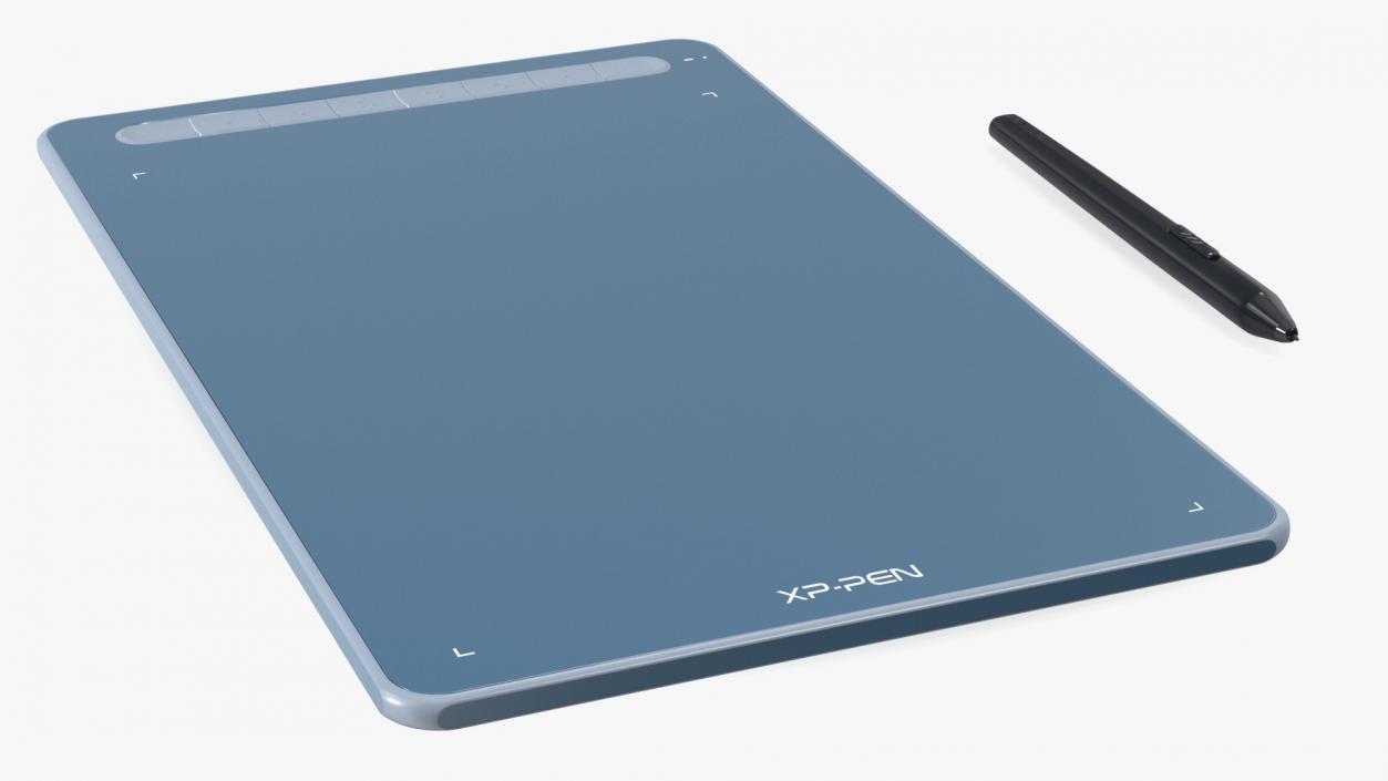 3D Digital Graphics Drawing Tablet XP-Pen Deco Blue model