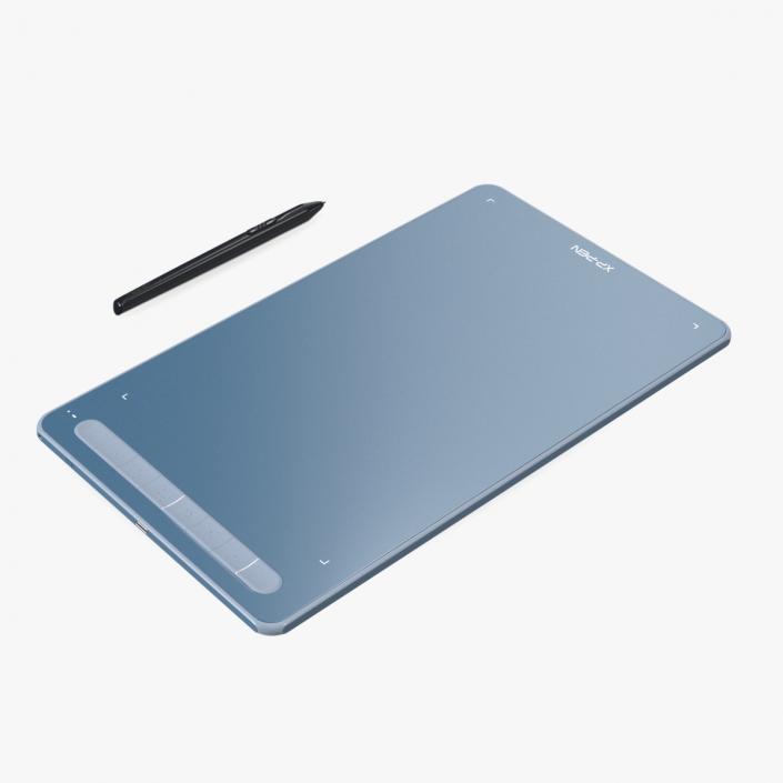 3D Digital Graphics Drawing Tablet XP-Pen Deco Blue model