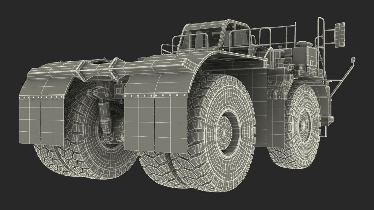 Heavy Duty Bare Chassis Clean 3D model