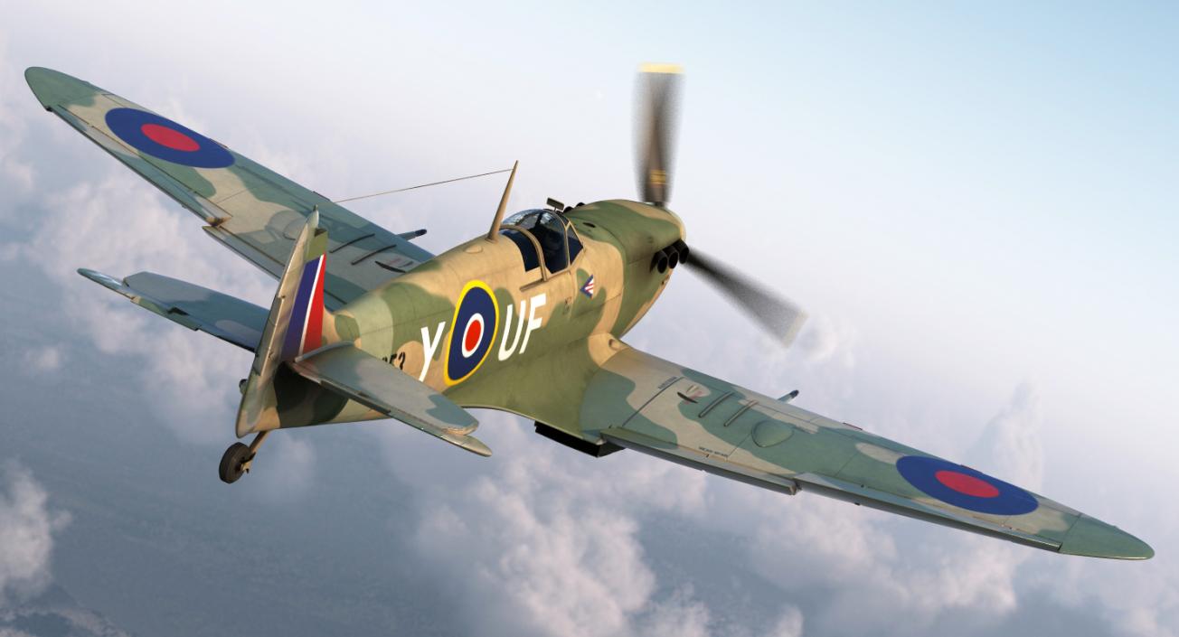 3D model Supermarine Spitfire